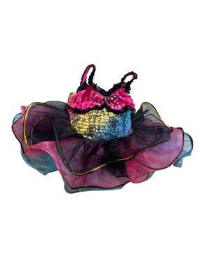 Art Stone Tutu Dance Costume‎ Girls Size LC Floral Ballet Leotard Recital Outfit